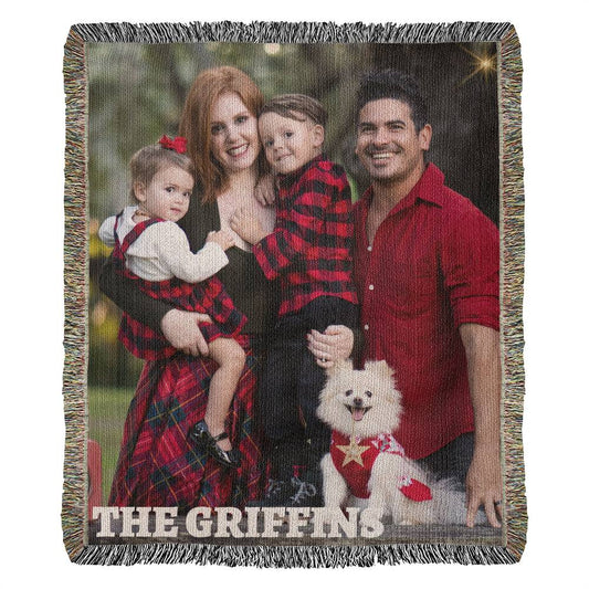 Heirloom Photo Woven Blanket (Portrait)