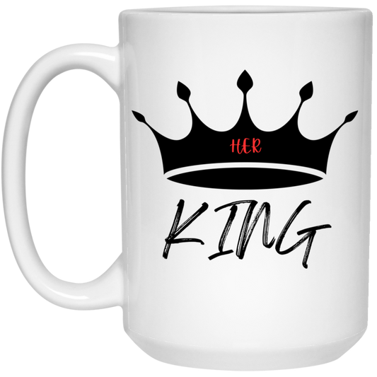 King (Her) 15oz White Mug