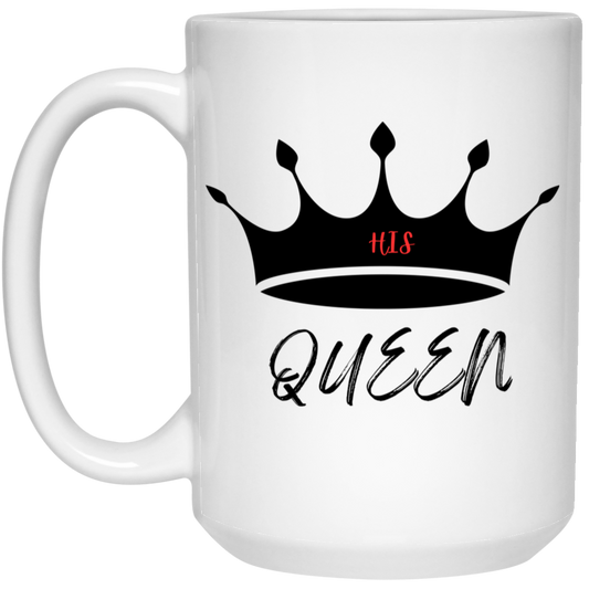 Queen (His) 15oz White Mug