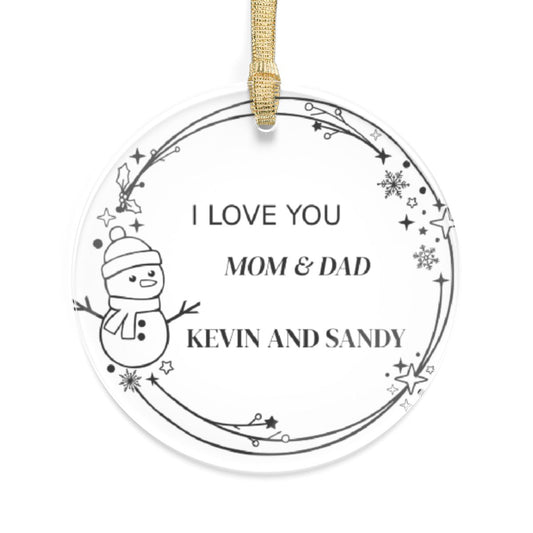 Personalized Acrylic Ornament