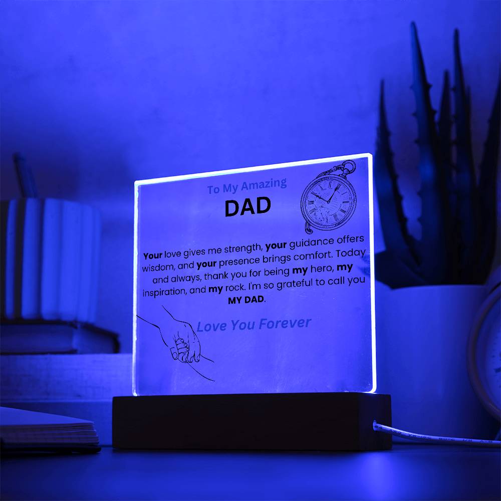 To My Amazing Dad Acrylic Plaque