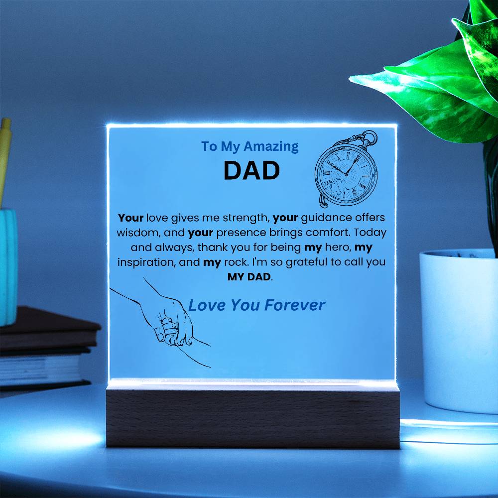 To My Amazing Dad Acrylic Plaque