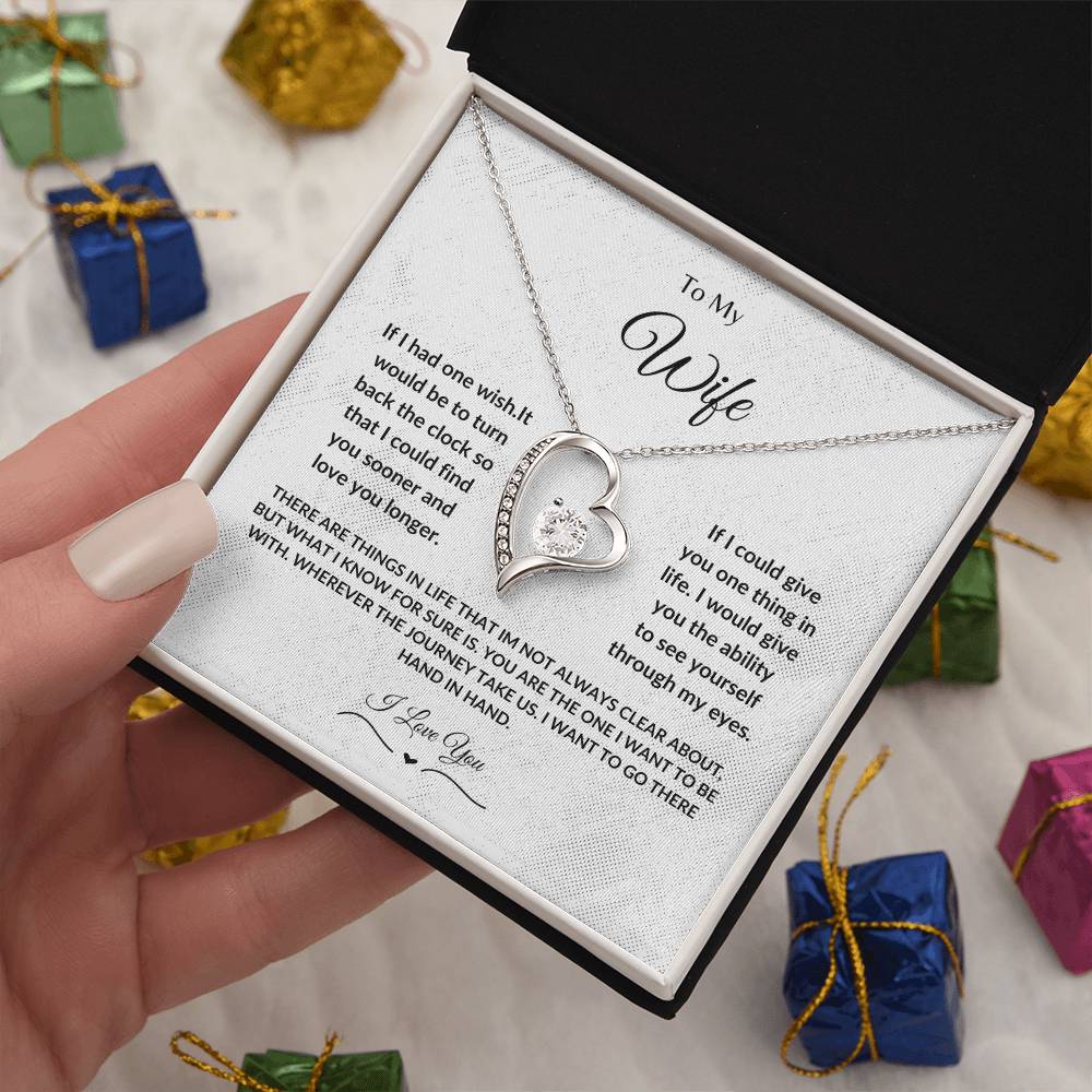 To My Wife Forever Love Necklace