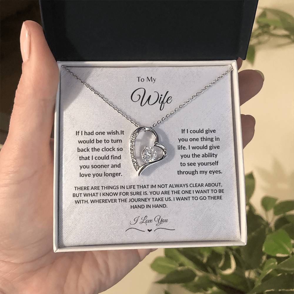 To My Wife Forever Love Necklace