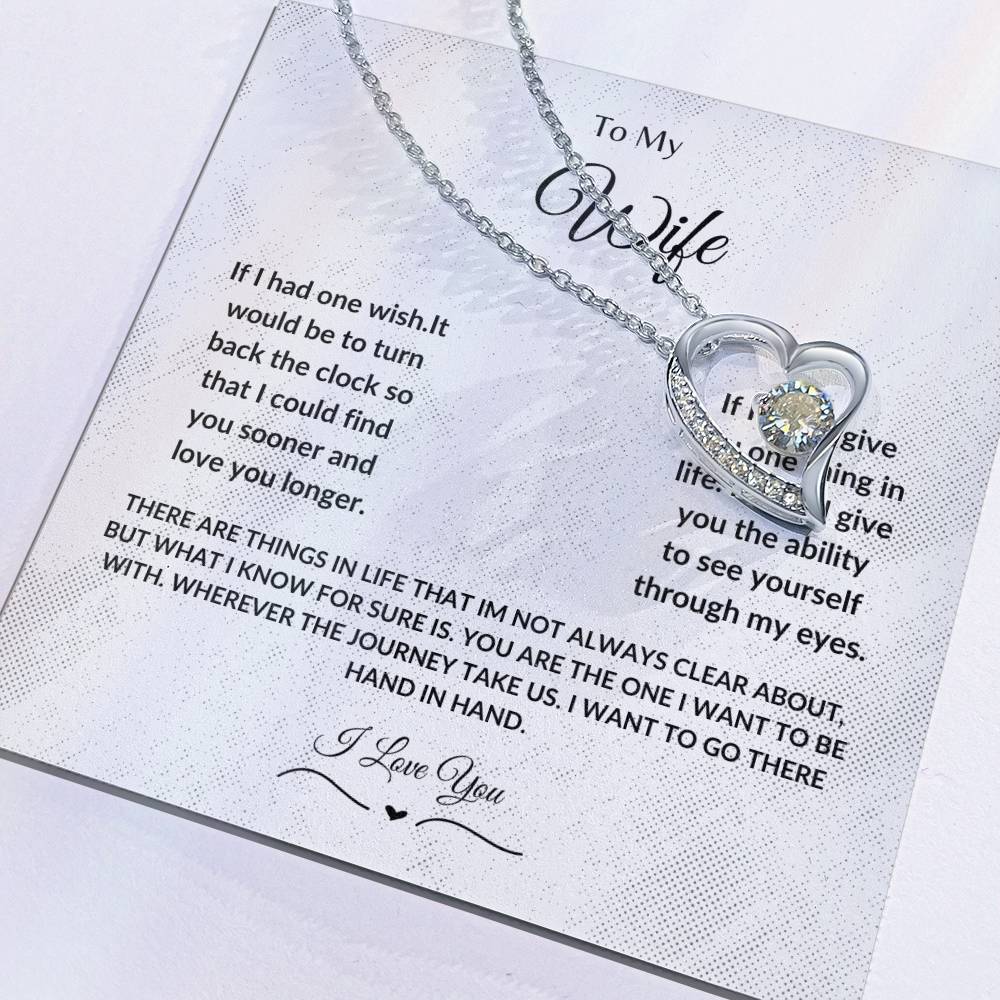 To My Wife Forever Love Necklace