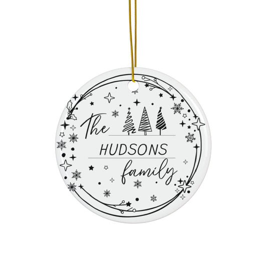 Personalized Ceramic Ornament