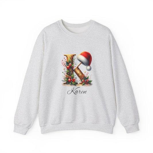 Personalize Christmas Bling Sweatshirt